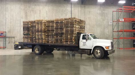 Pallet pick up. Buy Back Program. man in truck ready to pick up pallets At M&J Pallet Recycling, Inc., we are passionate about helping preserve the environment. 