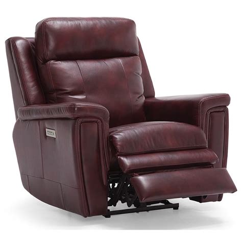 Palliser Leather Power Head Rest -Seat-Lumbar Recliner