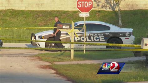 PALM BAY, Fla. —. A man is dead after being shot by police in Palm Bay. Police say they were called to a home on Tucson Road SW around 12:30 a.m. Tuesday morning. A woman told them a man she .... 