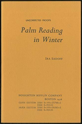 Full Download Palm Reading In Winter By Ira Sadoff