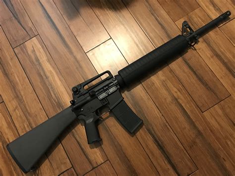 image sold item; $1,680.55 - new lar-15 fred eichler series predator rock river arms lar-15m predator2 5.56 nato ar15 semi auto rifle 16" fluted barrel .223 wylde chamber 20 rounds free float handguard collapsible stock gun metal gray/black 842834 842834101481 sold location: claremore, ok 74017 sold date: 5/28/2024 12:00:00 am $531.00 - used.458 socom rock …. 