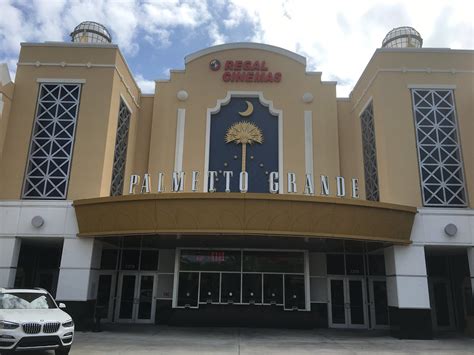 4 days ago · Regal Palmetto Grande. Read Reviews | Rate Theater. 1319 Theatre Drive, Mount Pleasant, SC 29464. 844-462-7342 | View Map. All Movies. There are no showtimes from the theater yet for the selected date. Check back later for a complete listing. Please check the list below for nearby theaters: . 
