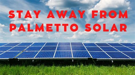 Palmetto solar lawsuit. Palmetto Solar reviews first appeared on Complaints Board on Mar 2, 2023. The latest review this is fraud and scam company was posted on Oct 5, 2023. The latest complaint I wish I checked this site sooner was resolved on Apr 02, 2023. Palmetto Solar has an average consumer rating of 5 stars from 29 reviews. 