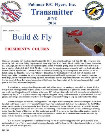 Palomar RC Flyers Newsletter - June 2014 - Issuu