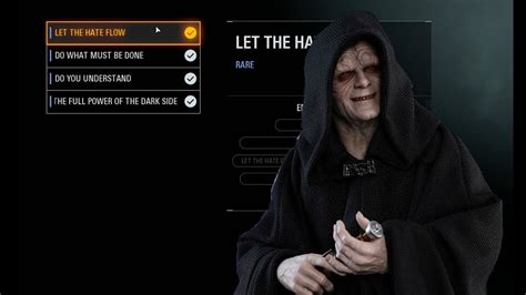 Palpatine Emotes With Ian McDiarmid Voice Lines - YouTube