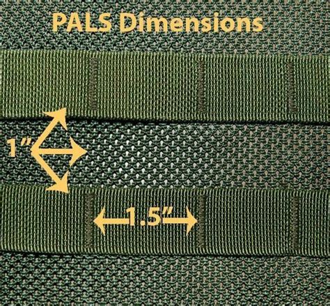 Pals pouch.  The Pouch Attachment Ladder System is a grid of webbing t...