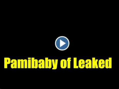 Pamibaby of leaked.. Things To Know About Pamibaby of leaked.. 