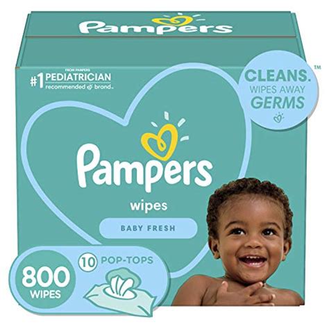 Pampers Baby Clean Fresh Scented Baby Wipes - 800ct : Target