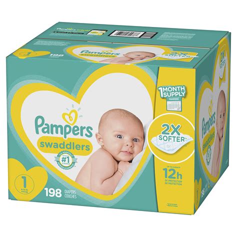 Pampers Swaddlers Size 1 Diapers 198-Pack, Only $30 on Amazon …