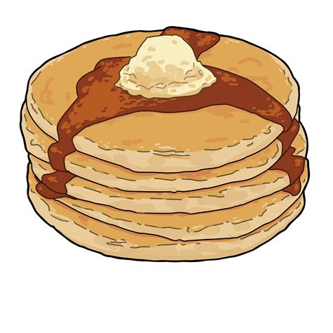 Pan Cake Drawing