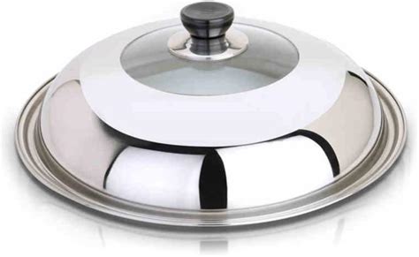 Pan Cover Pan Metal Cover Universal Pot Lid Stainless Frying Pan