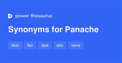 Panache Synonyms: Elevate Your Writing with Style and Flair