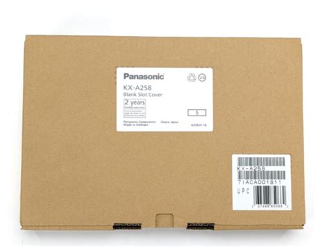 Panasonic KX-A258 BLANK SLOT COVERS FOR KX-TDA100/200/ …