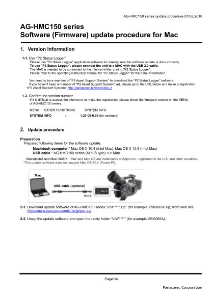 Panasonic Quick Start Guide Sample Download Free & Premium Templates