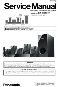 Panasonic Theater System Manual