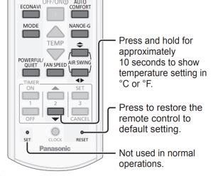 Panasonic ac remote control manual.  Visit the Panasonic Official support p...