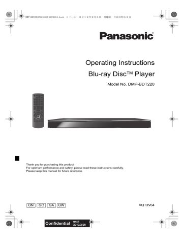 Panasonic blu ray player dmp bdt220 manual. - Amada promecam hfe 8025 abkantpresse handbuch.