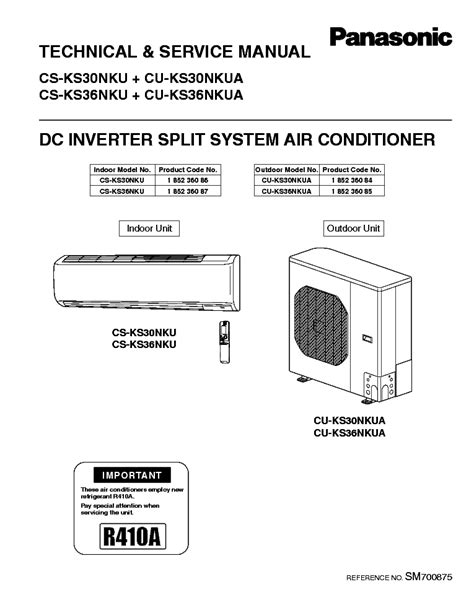 Panasonic cs ks36nku air conditioner service manual. - Christies review of yhe season 1989.
