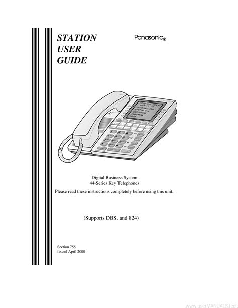 Panasonic digital business system phone manual. - Manuale di servizio marelli 1 6 mpi.