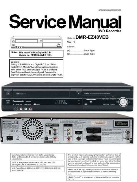 Panasonic dmr ex768e dvd recorder service manual download. - Horton 7900 door operator installation manual.