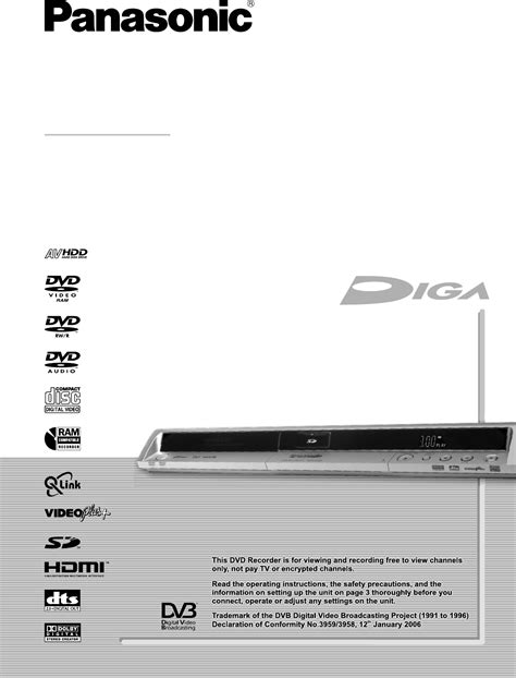 Panasonic dvd recorder dmr ex75 bedienungsanleitung. - Kommunikationsprotokolle (informatik - kybernetik - rechentechnik).