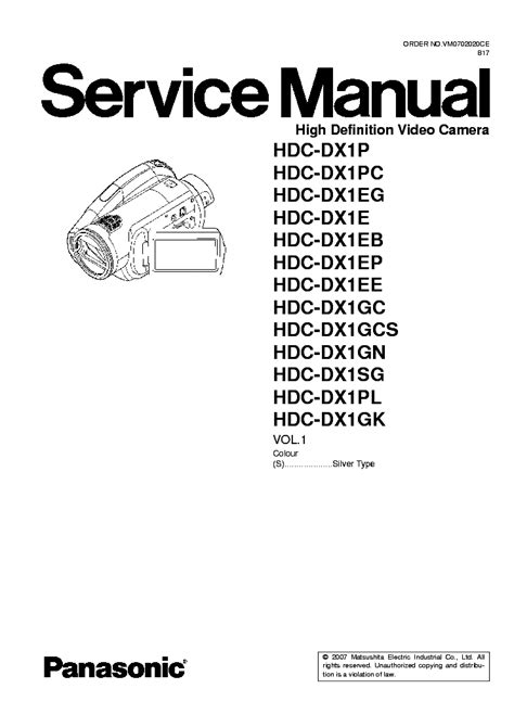 Panasonic hdc dx1 service manual repair guide. - Manual for programming lauer pcs 095.