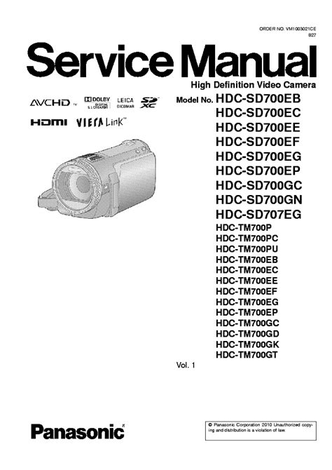 Panasonic hdc tm700 sd700 sd707 service manual repair guide. - Minn kota endura 50 repair manual.