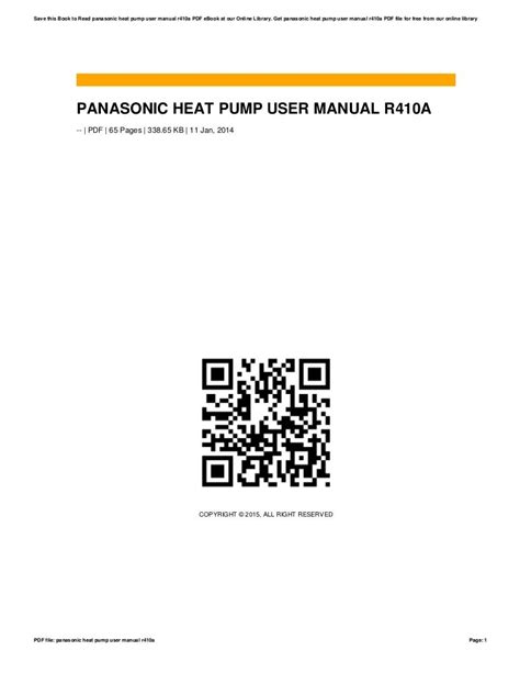 Panasonic heat pump user manual r410a. - Schreiben aus quellen 9e schriftsteller helfen 20 für lunsford handbücher 5e zwölf monate zugriff.