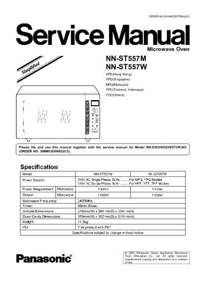 Panasonic inverter microwave manual nn st557w. - Weed eater featherlite sst 25 ho manual.