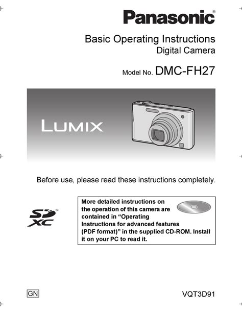 Panasonic lumix dmc fh27 owners manual. - ́panouissement de l'enfant sourd en scolarité normale..