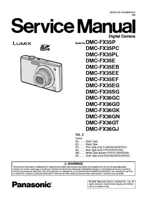 Panasonic lumix dmc fz35 fz38 series service manual repair guide. - Proporcionalidad directa la forma y el numero.