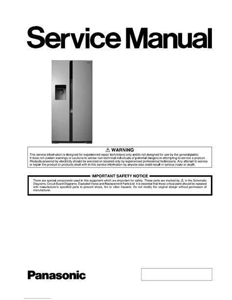 Panasonic nr bg53v2 service manual and repair guide. - Mercury mariner fuoribordo 20jet 20 25 hp 2 tempi manuale di servizio riparazione officina.