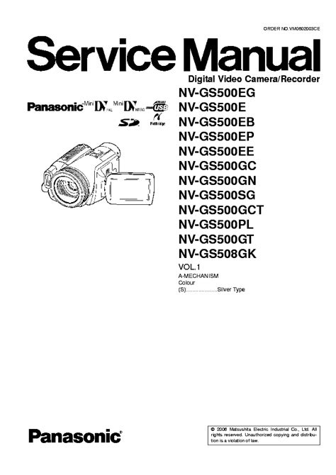 Panasonic nv gs500 service manual repair guide. - Bienenhonigführer für anfänger und angehende imker.