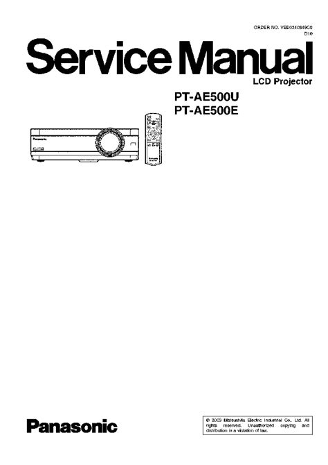Panasonic pt ae500u ae500e service manual repair guide. - Atti del vi congresso nazionale della societa italiana di ippologia, salsomaggiore terme, 8-9 giugno, 1983..