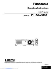 Panasonic pt ax200 service manual repair guide. - Yamaha gts1000 service repair manual 93 on.