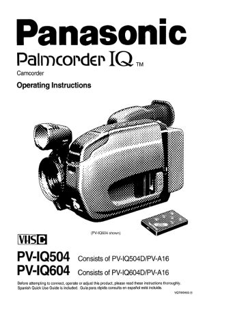 Panasonic pv 960 camcorders owners manual. - The figurative artists handbook a contemporary guide to figure drawing painting and composition.