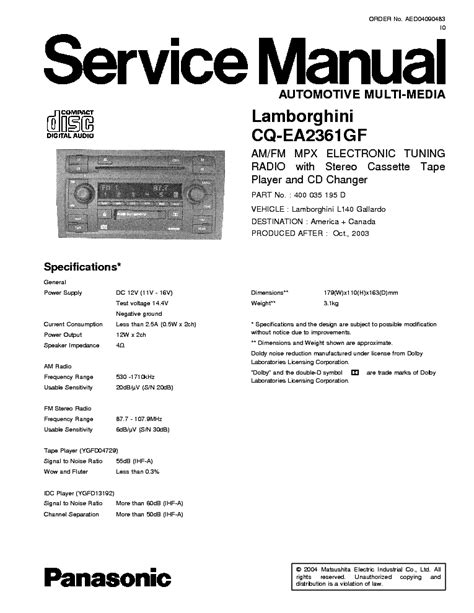 Panasonic sa max150ph cd stereo system service manual. - Die gebührenpolitik der deutschen bundespost im kleingut- und fernmeldebereich.