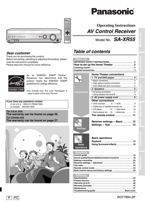 Panasonic sa xr55 service manual repair guide. - Opel vectra c y20dth service manual.
