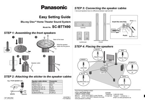 Panasonic sc btt490 service manual and repair guide. - Grünnland, un círculo en el invierno.