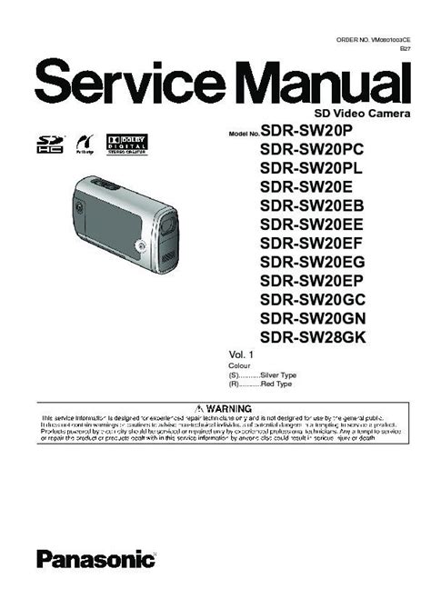 Panasonic sdr sw20 sw28 service manual repair guide. - Bosch diesel pump repair manual timing.