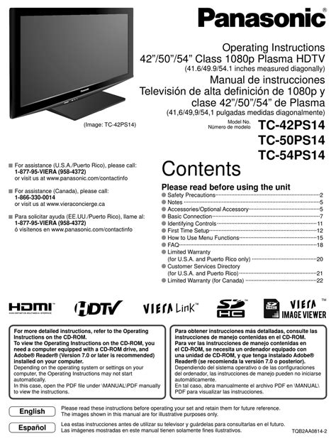 Panasonic tc 50ps14 plasma hd tv service manual. - Ac system manual for golf 3.
