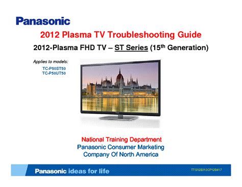 Panasonic tc p50st50 service manual repair guide. - Sbs the world game tv guide.