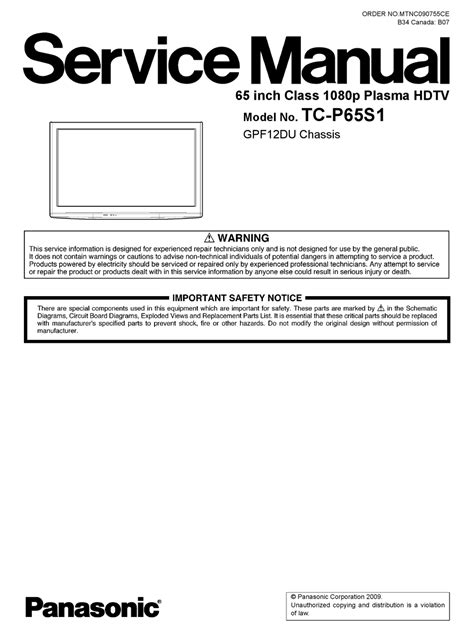 Panasonic tc p65s1 plasma hdtv service handbuch. - Cryptography and network security solutions manual william stallings.