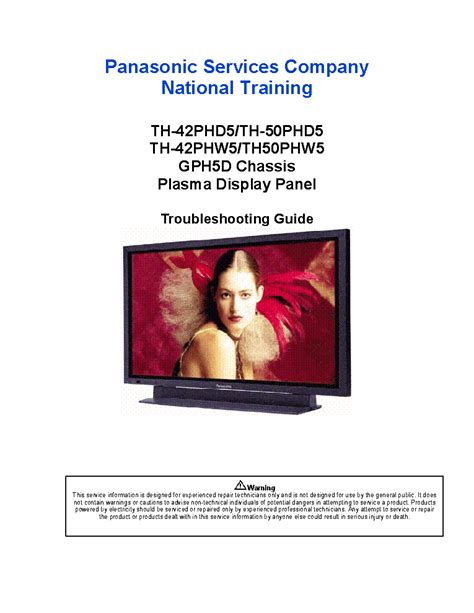 Panasonic th 42phd5 th 42phw5 plasma tv service manual. - Overages easy guide fees and states.
