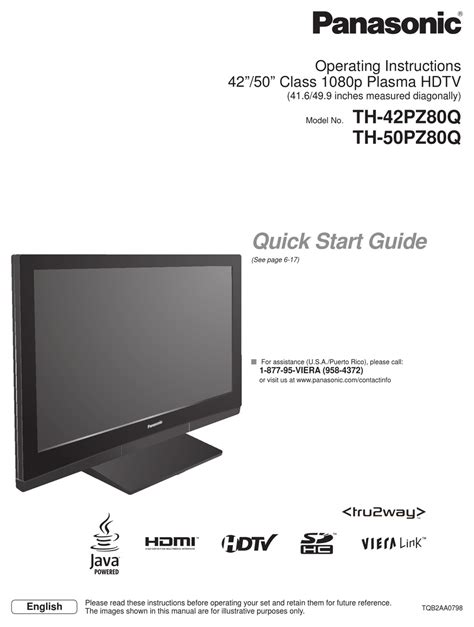 Panasonic th 50ph12l plasma tv service manual. - Unit 3 energy study guide answers.