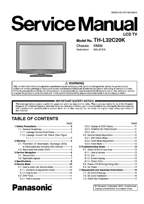 Panasonic th l32c20k lcd tv service manual. - Clinical guide to skin and wound care clinical guide skin wound care.