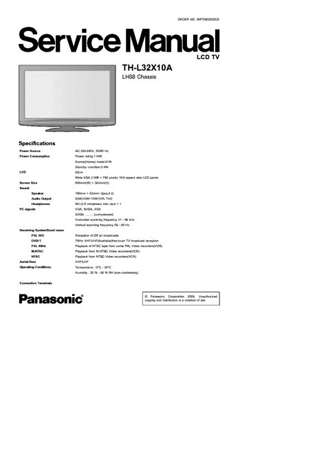 Panasonic th l32x10a lcd tv service manual. - Markos vamvakaris the man and the bouzouki autobiography.