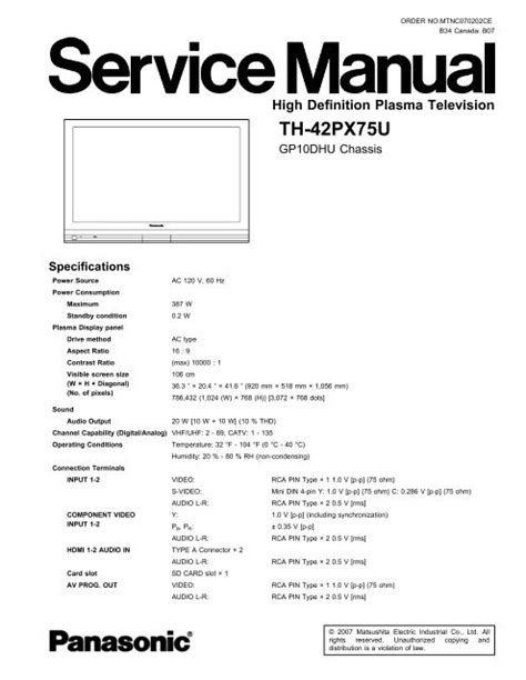 Panasonic th p42c10 plasma tv service manual download. - Technical drawing 1 plane and solid geometry.