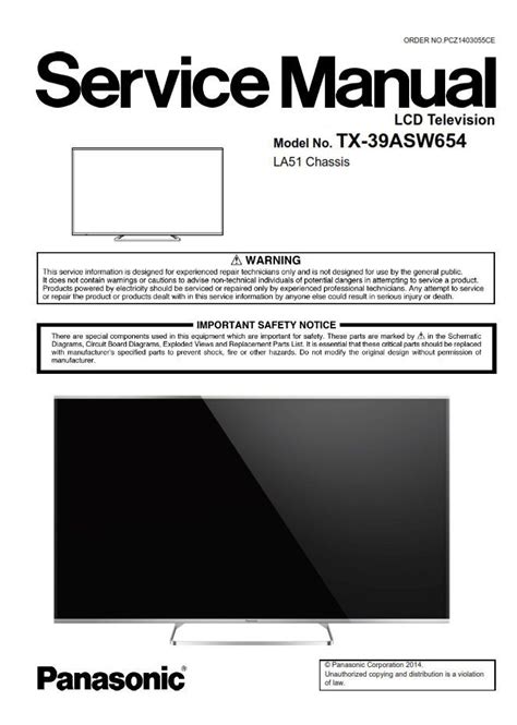 Panasonic tx 39asw654 service manual and repair guide. - Descargar manual de visio 2010 en espaol.