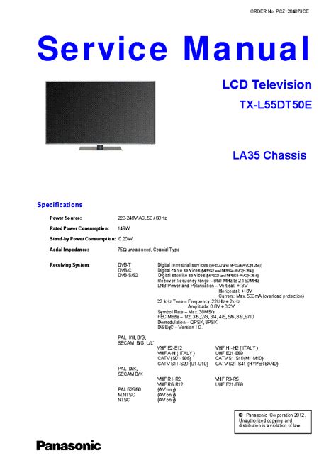 Panasonic tx l55dt50e lcd tv service manual. - The theatrical firearms handbook by kevin inouye.